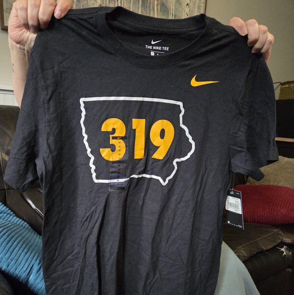 Nike Black Tee with Yellow 319 Design